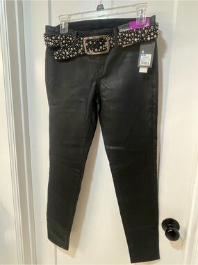 MOSSIMO Black Denim Legging Women's Size 6, NEW!